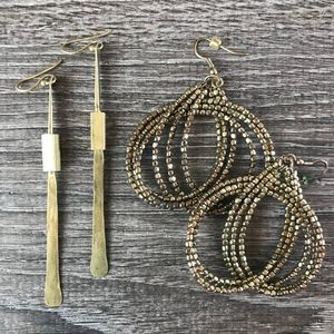 Coppertone 2pc earring set